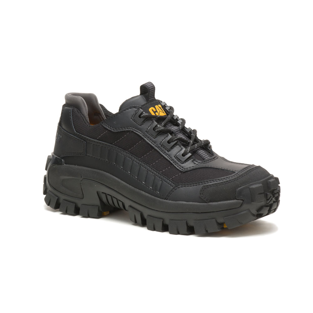 Caterpillar Shoes South Africa - Cat Men's Invader St Safety Shoes Black VY2015984